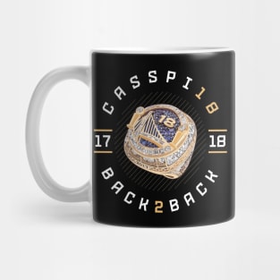 Omri Casspi 18 Back 2 Back Championship Ring 2017-18 Mug